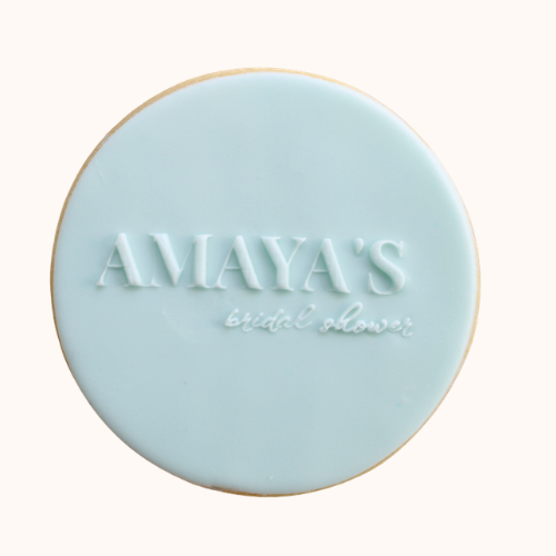 Personalised Bridal Shower Cookie Favour