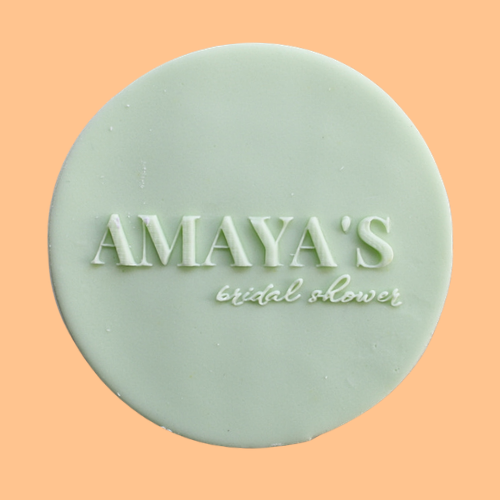 Personalised Bridal Shower Cookie Favour
