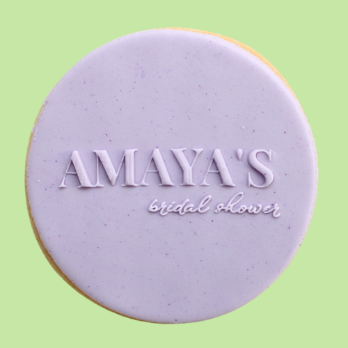 Personalised Bridal Shower Cookie Favour