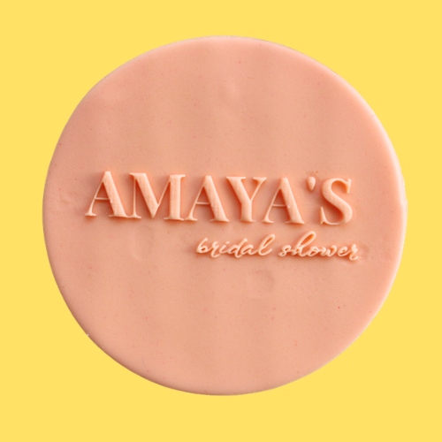 Personalised Bridal Shower Cookie Favour