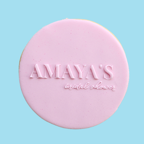 Personalised Bridal Shower Cookie Favour