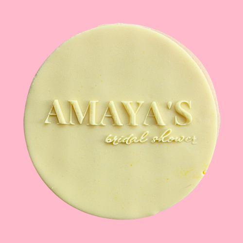 Personalised Bridal Shower Cookie Favour