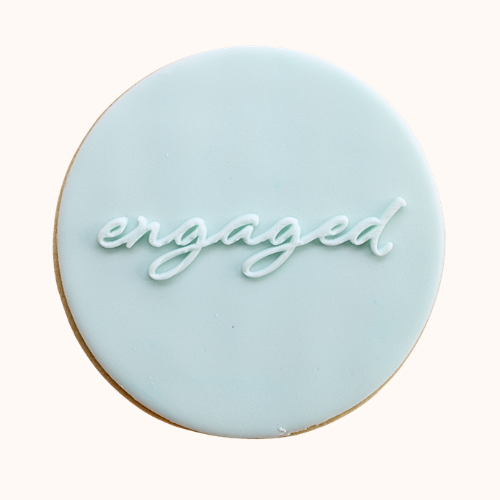 Engaged Cookie Favour