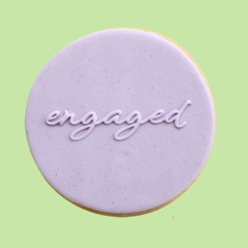 Engaged Cookie Favour