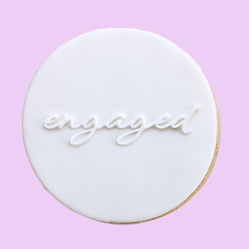 Engaged Cookie Favour