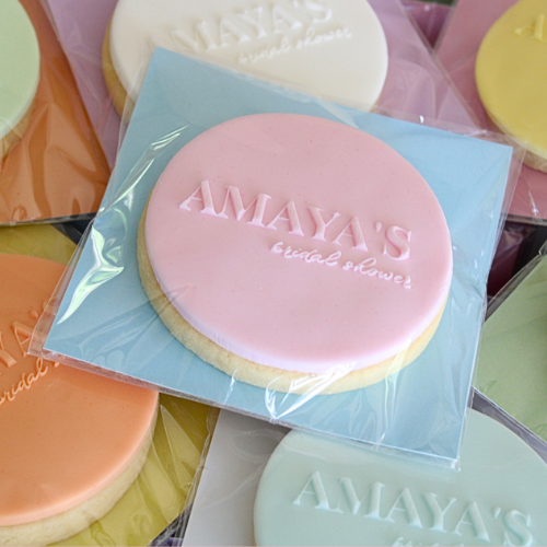 Personalised Bridal Shower Cookie Favour