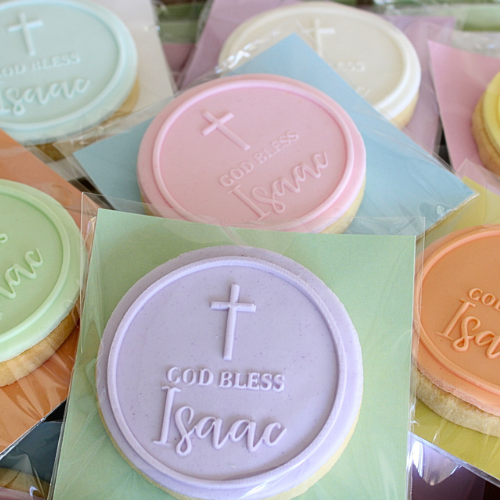 Baptism, Confirmation, Christening Cookie Favour
